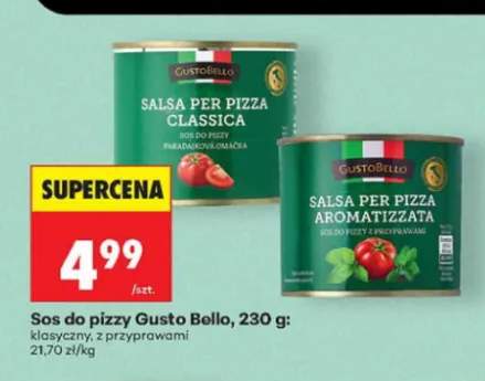 Sos do pizzy klasyczny Gusto Bello +1 wariant