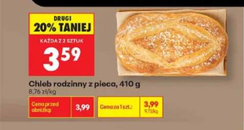 Chleb rodzinny z pieca