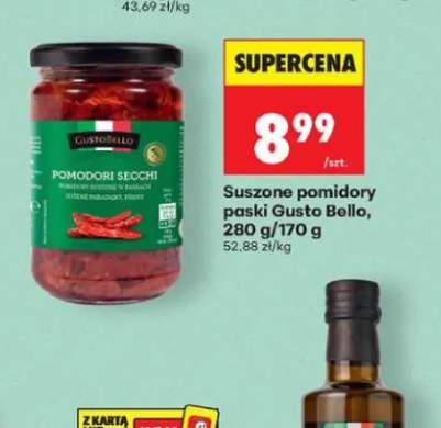 Suszone pomidory paski Gusto Bello