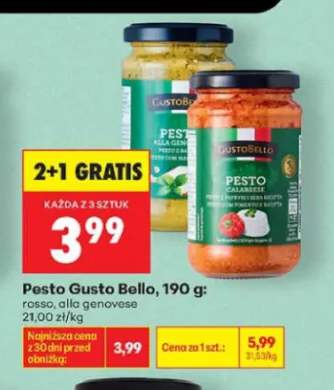 Pesto rosso Gusto Bello +1 wariant