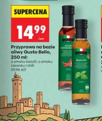 Przyprawa na bazie oliwy o smaku bazylii Gusto Bello +1 wariant