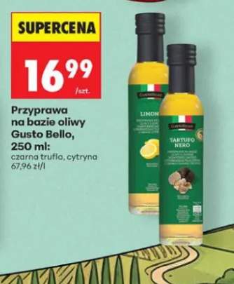 Przyprawa na bazie oliwy czarna trufla Gusto Bello +1 wariant