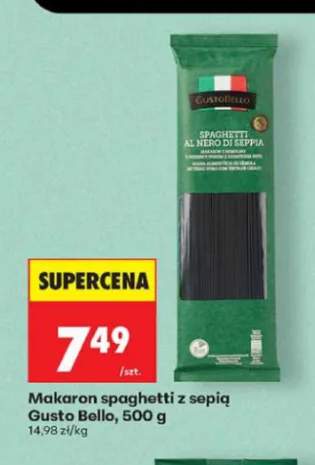 Makaron spaghetti z sepią Gusto Bello
