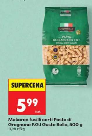 Makaron fusilli corti Pasta di Gragnano P.G.I. Gusto Bello