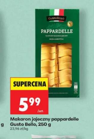 Makaron jajeczny pappardelle Gusto Bello