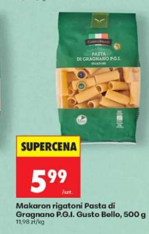 Makaron rigatoni Pasta di Gragnano P.G.I. Gusto Bello