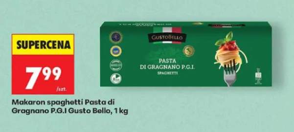 Makaron spaghetti Pasta di Gragnano P.G.I. Gusto Bello