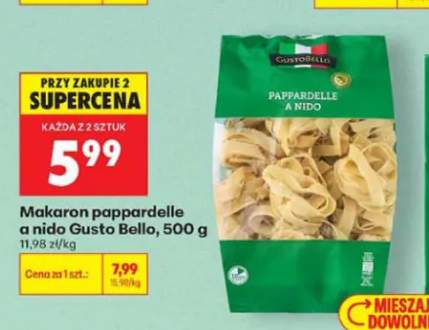 Makaron pappardelle a nido Gusto Bello