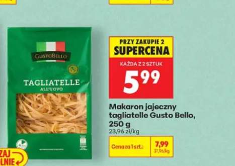 Makaron jajeczny tagliatelle Gusto Bello