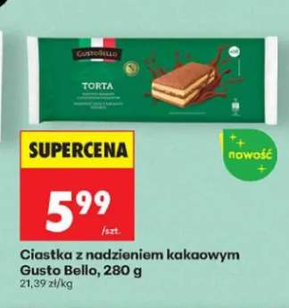 Ciastka z nadzieniem kakaowym Gusto Bello