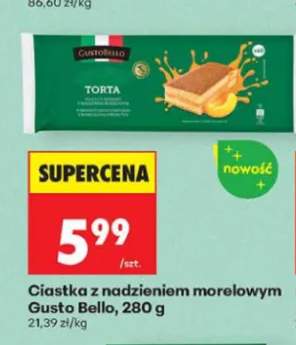 Ciastka z nadzieniem morelowym Gusto Bello