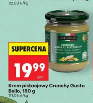 Krem pistacjowy Crunchy Gusto Bello