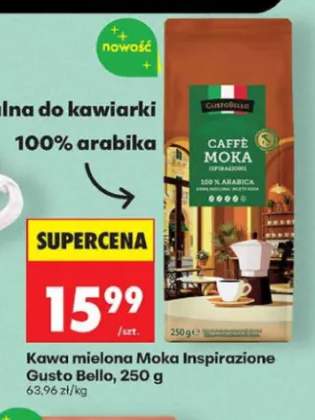 Kawa mielona Moka Inspirazione Gusto Bello