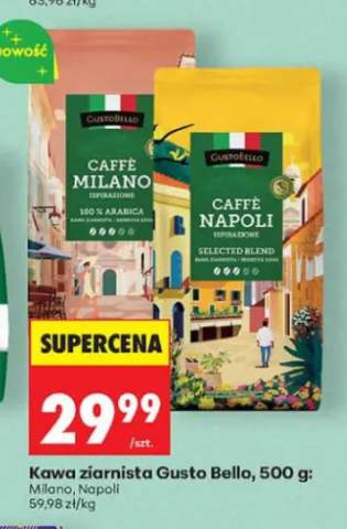 Kawa ziarnista Gusto Bello Milano +1 wariant