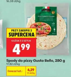 Spody do pizzy Gusto Bello