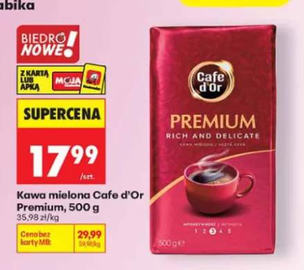 Kawa mielona Cafe d'Or Premium