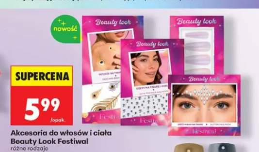 Akcesoria do włosów i ciała Beauty Look Festiwal