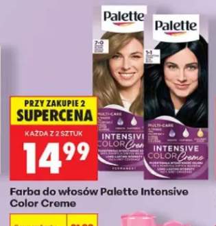 Farba do włosów Palette Intensive Color Creme 7-0 +1 wariant