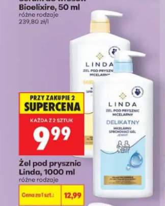 Żel pod prysznic micelarny Linda Delikatny +1 wariant