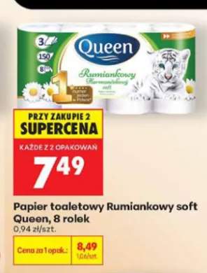 Papier toaletowy Rumiankowy soft Queen 8-pak