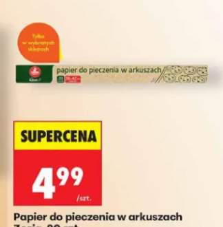 Papier do pieczenia w arkuszach Zosia Samosia 20-pak