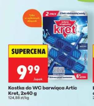 Kostka do WC barwiąca Artic Kret 2-pak