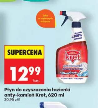 Płyn do czyszczenia łazienki anty-kamień Kret