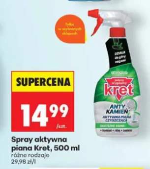 Spray aktywna piana Kret Anty Kamień
