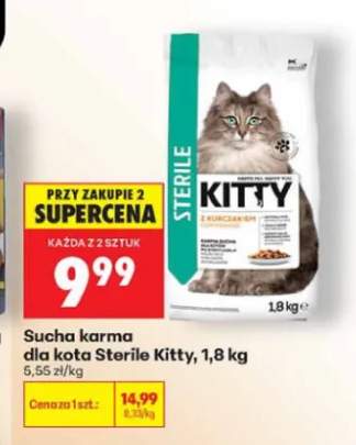 Sucha karma dla kota Kitty Sterile