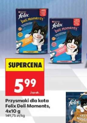 Przysmaki dla kota Felix Deli Moments 4-pak 10 g