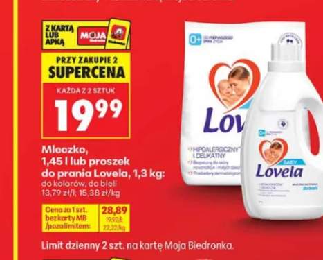 Proszek do prania Lovela Baby +1 wariant