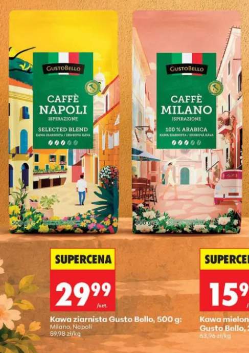 Kawa ziarnista Gusto Bello Caffè Napoli +1 wariant