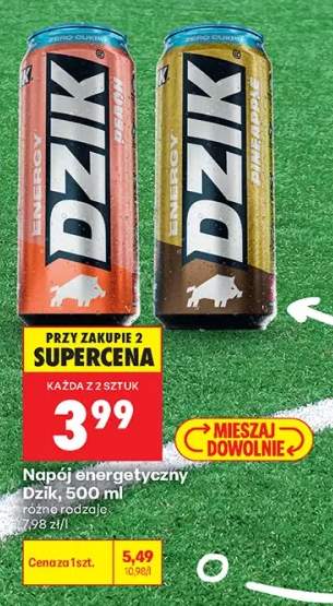 Napój energetyczny Dzik Pineapple +1 wariant