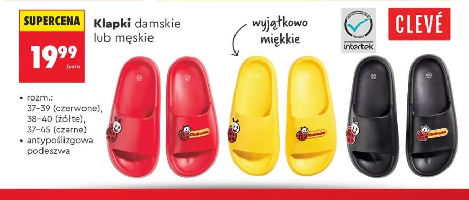 Klapki damskie Clevé +1 wariant