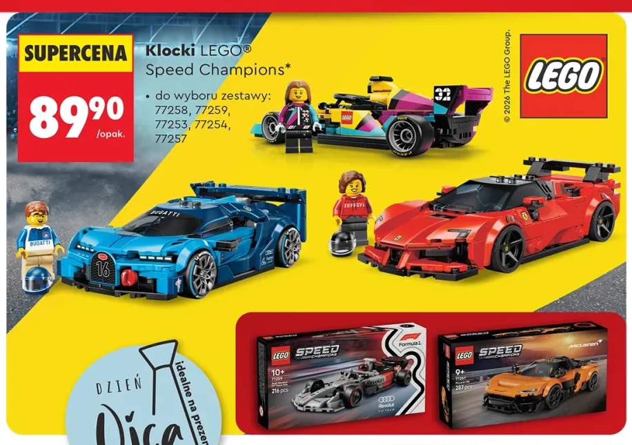 Klocki LEGO Speed Champions 77258 +4 warianty