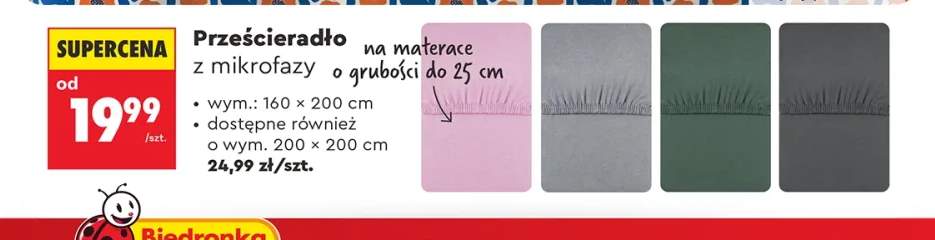 Prześcieradło z mikrofazy Smukee 200x200 cm +1 wariant