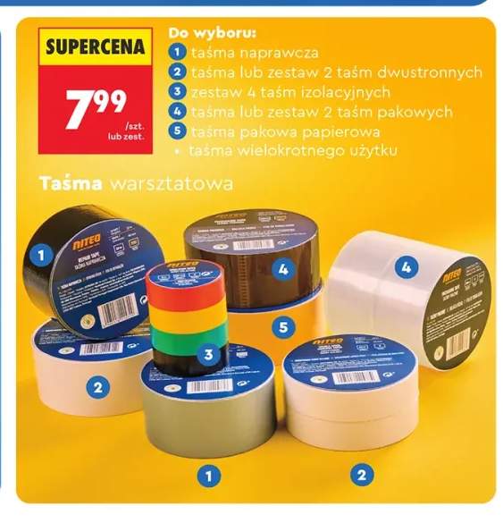 Taśma naprawcza Niteo +5 wariantów