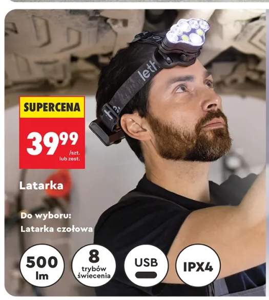 Latarka czołowa Lethe.