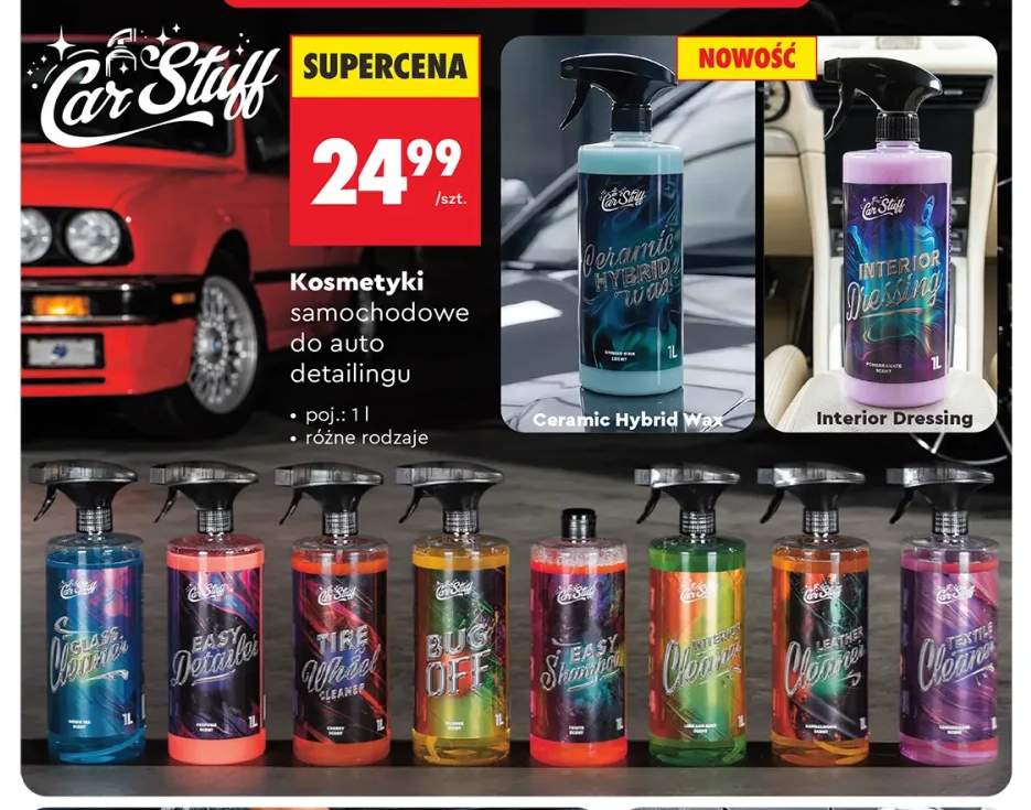 Kosmetyk samochodowy Ceramic Hybrid Wax Car Stuff +9 wariantów