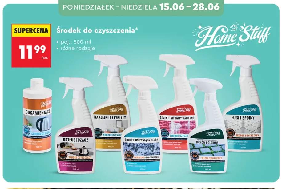 Środek do czyszczenia odkamieniacz Home Stuff +6 wariantów