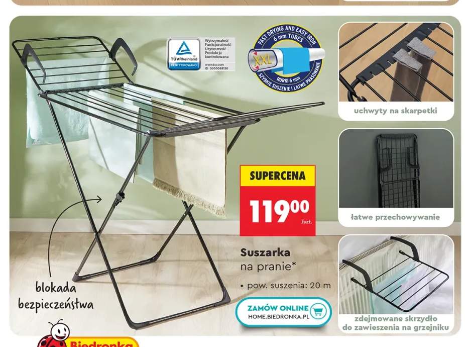 Suszarka na pranie Smukee 20 m