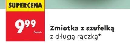 Zmiotka z szufelką z długą rączką Smukee