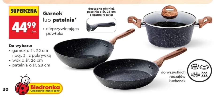 Garnek z pokrywką Ambition śr. 22 cm 3 l +1 wariant