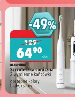 Szczoteczka soniczna do zębów Blaupunkt 2 wymienne końcówki