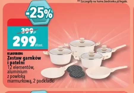 Zestaw garnków i patelni Klausberg