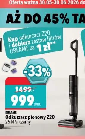 Odkurzacz pionowy Dreame Z20 czarny