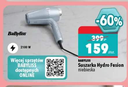Suszarka Hydro Fusion Babyliss niebieska