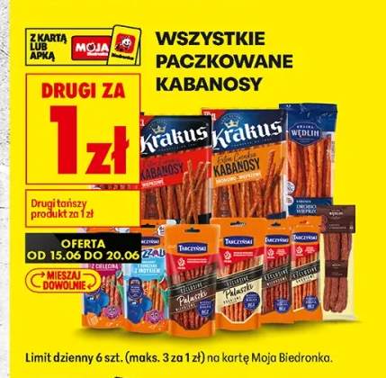 Kabanosy paczkowane