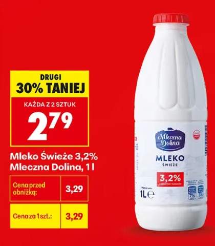 Mleko świeże 3,2% Mleczna Dolina