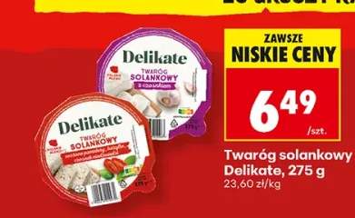 Twaróg solankowy Delikate z czosnkiem +1 wariant